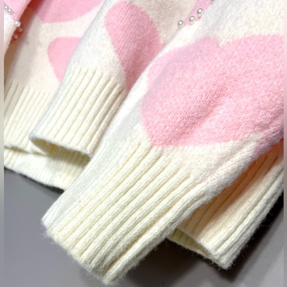 💥💥BRAND NEW💥💥CIDER Heart & Pearl Sweater - Picture 8 of 12